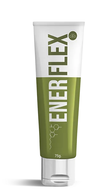 Frasco y caja de Bálsamo Articular Enerflex CBD en Argentina. Tocar para ir al formulario de pedido.